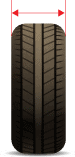 tyre width